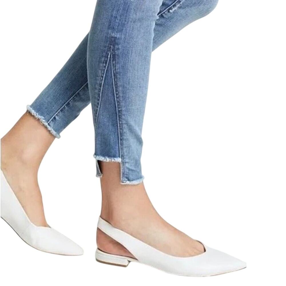 NWT FRAME Le High Skinny Jeans Brummel Wash High Rise Raw Step Hem Size 31 - Picture 7 of 13